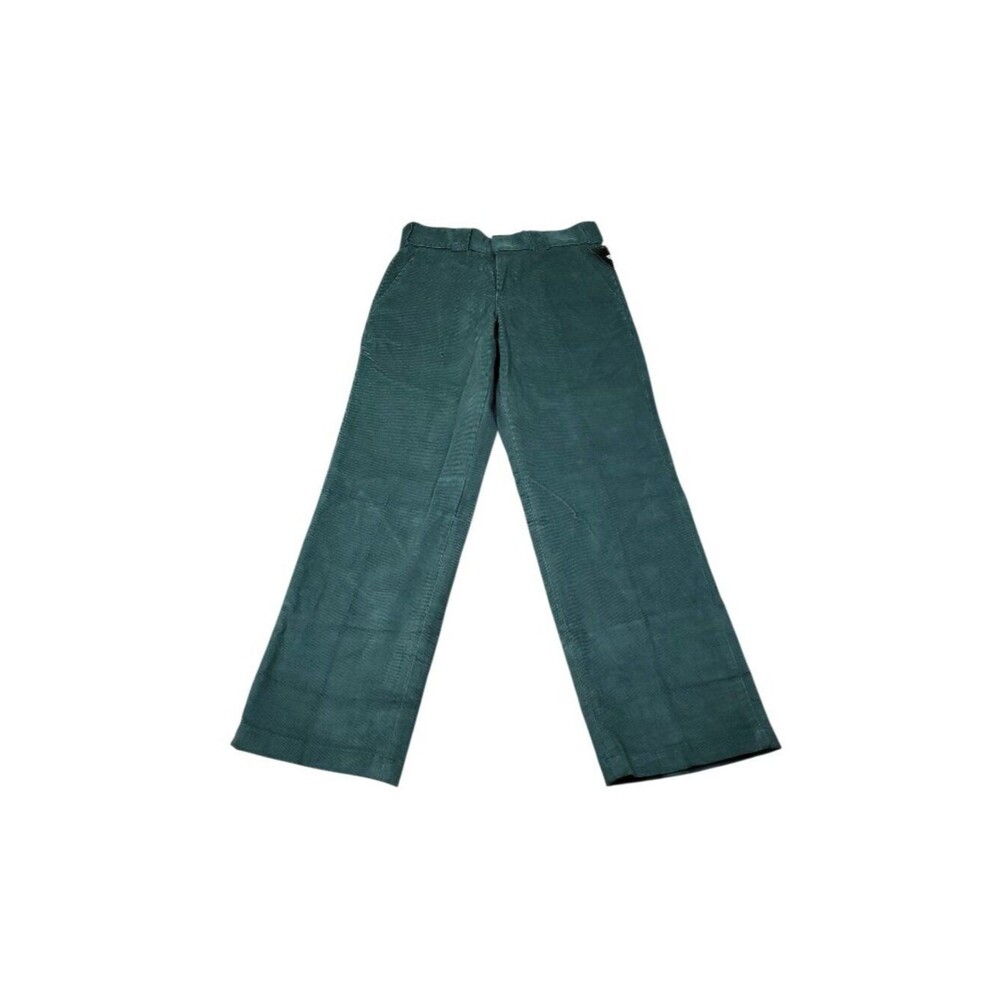 Dickies Regular Fit Sage Green Corduroy Pants Men's Size 28 x 30 Straight Leg